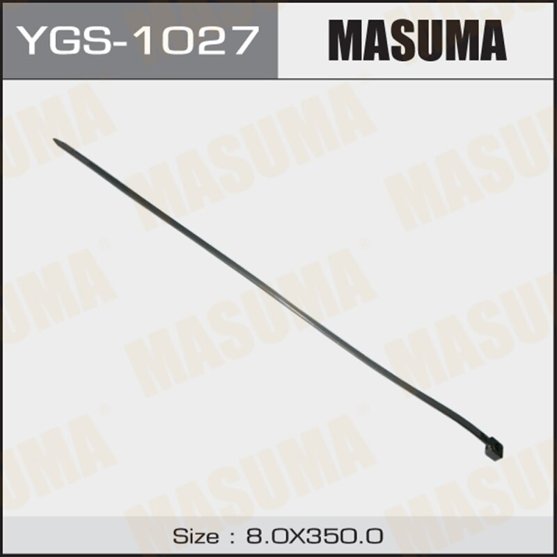 

Хомут пластиковый MASUMA YGS-1027 черный 8х350мм, 20 шт