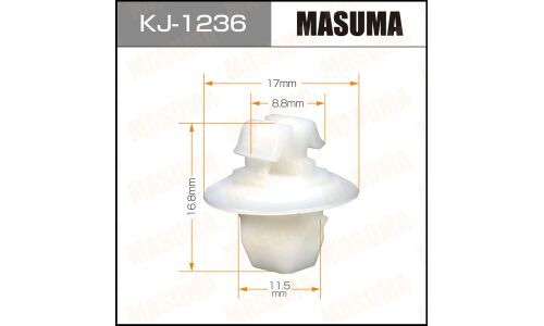 Клипса крепёжная деталей кузова Masuma, для Toyota, арт. KJ-1236