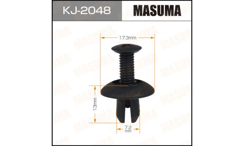 Клипса крепёжная бампера Masuma, для Mitsubishi, арт. KJ-2048