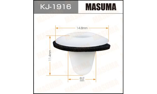 Клипса крепёжная молдинга Masuma, для Subaru, арт. KJ-1916