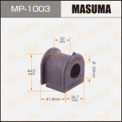Втулка стабилизатора Masuma, для Toyota Avensis, арт. MP-1003