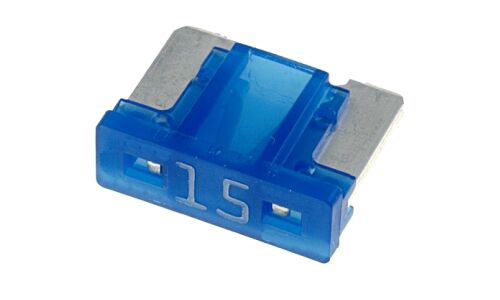 Предохранитель автомобильный, флажковый, мини (LOW PROFILE MINI FL), синий, 15А, комплект 100 шт