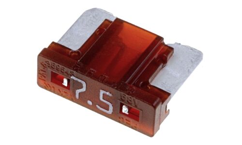 Предохранитель автомобильный, флажковый, мини (LOW PROFILE MINI FL), коричневый, 7.5А, комплект 5 шт