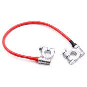 Перемычка для аккумулятора ПК «Контакт», свинец, стандартные клеммы (+19.5/-17.9), длина 250мм, сечение 16мм², 1 шт, арт. 25009