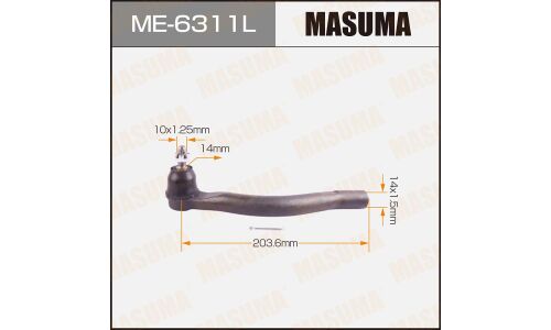 Наконечник рулевой тяги Masuma, для Honda Accord, арт. ME-6311L