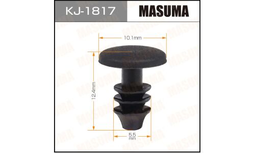 Клипса крепежная Masuma KJ-1817 (OEM 91567-SR2-013)