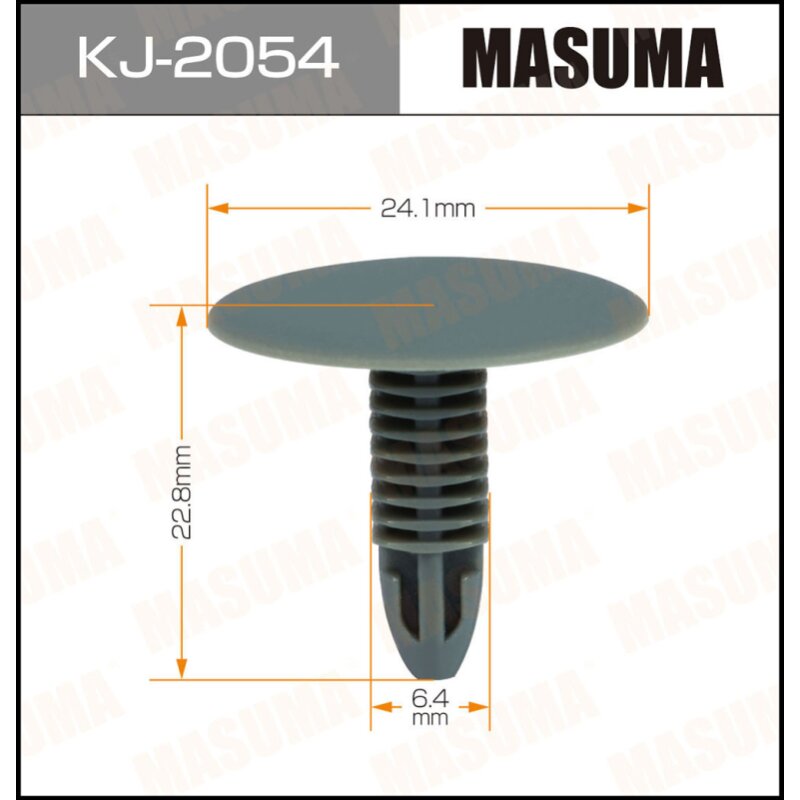 

Клипса крепежная MASUMA KJ-2054 салонная бледно-синяя (OEM MR613012