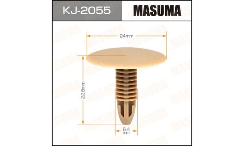Клипса крепёжная обшивки салона Masuma, для Mitsubishi, арт. KJ-2055