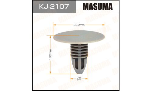 Клипса крепёжная обшивки потолка Masuma, для Subaru, арт. KJ-2107