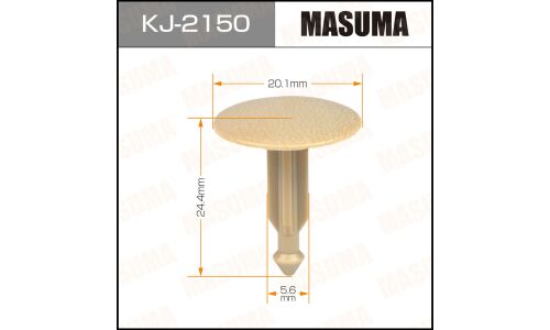 Клипса крепежная Masuma KJ-2150 (OEM 95022AC040GF)