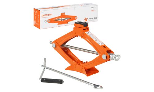 Домкрат винтовой ромбический Airline, 1000кг, подъем 105-340мм