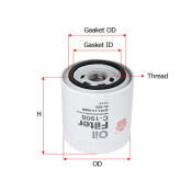 Фильтр масляный Sakura C-417, арт. C-1908 Фильтр масляный Sakura C-417, арт. C-1908