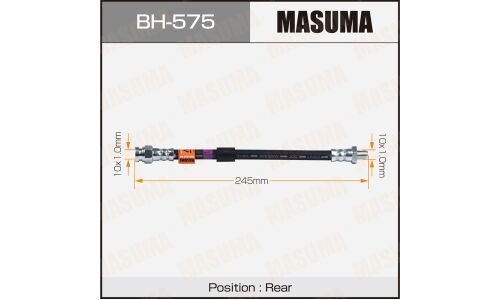 Шланг тормозной Masuma для Mitsubishi Galant, задний, арт. bh-575