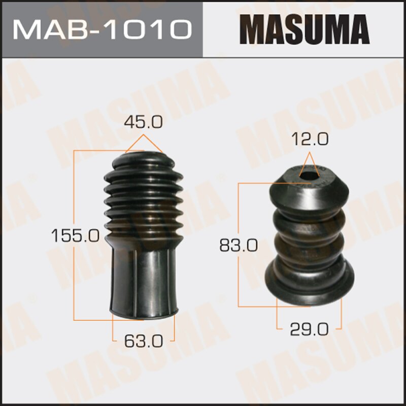 

Пыльники стоек универсальные "Masuma", отбойник D=14, H=84