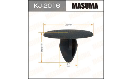 Клипса крепёжная обшивки багажника Masuma, для Nissan, арт. KJ-2016