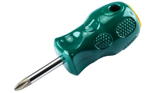 Отвёртка крестовая SATA, PH2x38мм, магнитная, арт. 62311