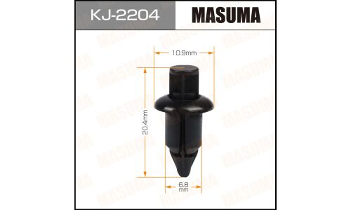 Клипса крепёжная молдинга окон боковых Masuma, для Toyota, арт. KJ-2204