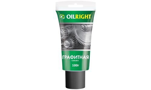 Смазка пластичная OILRIGHT, эксплуатационно-консервационная, многоцелевая, графитная, противозадирная, туба 100г, арт. 6047