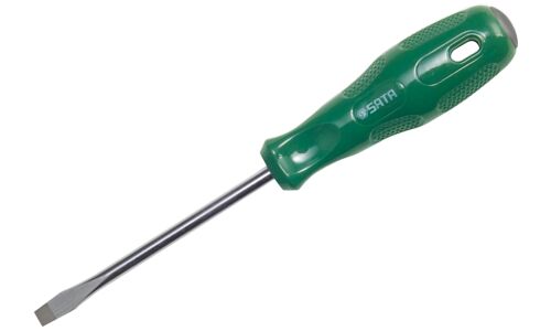 Отвёртка шлицевая SATA, SL6x100мм, магнитная, арт. 62212