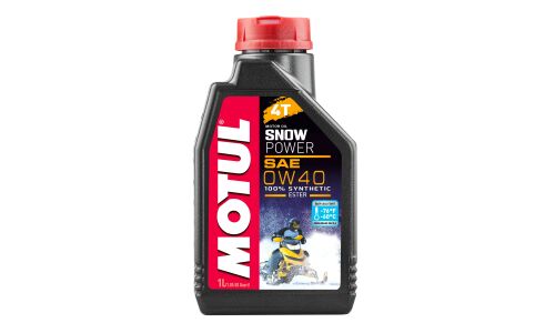 Масло для снегоходов MOTUL Snowpower 0w40 синтетическое, API SN, JASO MA1, 4-тактное, 1л, арт. 105891