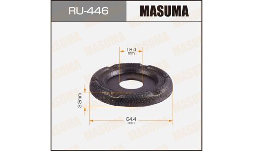 Втулка сайлентблока Masuma, резиновая, заднего нижнего рычага, арт. RU-446