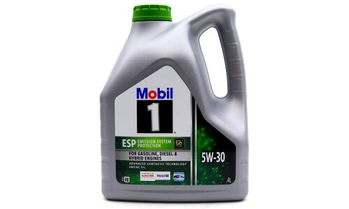 Масло моторное Mobil 1 ESP 5w30, синтетическое, API SP, ACEA C2/C3, универсальное, 4л, арт. 154285
