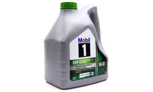 Масло моторное Mobil 1 ESP 5w30, синтетическое, API SP, ACEA C2/C3, универсальное, 4л, арт. 154285