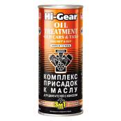 Присадка в моторное масло Hi-Gear Oil Treatment, комплексная, для изношенных бензиновых и дизельных двигателей, с кондиционером металла SMT², банка 444мл, арт. HG2250 Присадка в моторное масло Hi-Gear Oil Treatment, комплексная, для изношенных бензиновых и дизельных двигателей, с кондиционером металла SMT², банка 444мл, арт. HG2250
