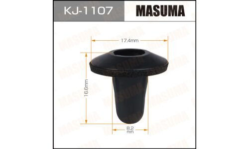 Клипса крепежная Masuma KJ-1107 (OEM 91167AA000)