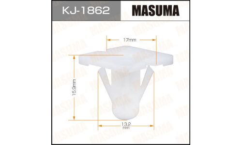 Клипса крепежная Masuma KJ-1862 (OEM 90662-S47-003)