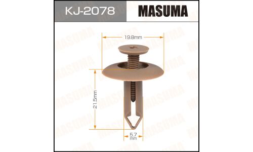Клипса крепёжная обшивки салона Masuma, для Mazda, арт. KJ-2078