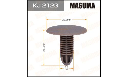 Клипса крепёжная обшивки пола Masuma, для Subaru, арт. KJ-2123