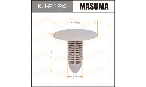 Клипса крепёжная обшивки потолка Masuma, для Subaru, арт. KJ-2124