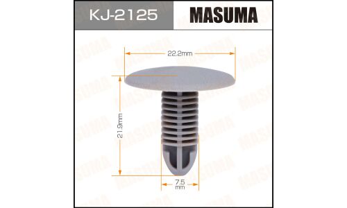 Клипса крепёжная обшивки потолка Masuma, для Subaru, арт. KJ-2125