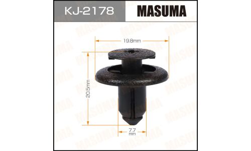 Клипса крепёжная деталей кузова Masuma, для Subaru, арт. KJ-2178