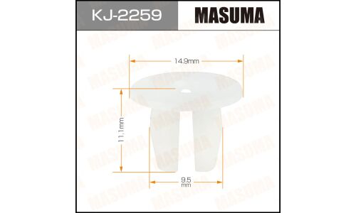 Клипса крепежная Masuma KJ-2259 (OEM 01281-00223)