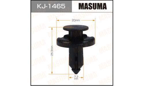Клипса крепёжная деталей кузова Masuma, для Infiniti, Nissan, арт. KJ-1465