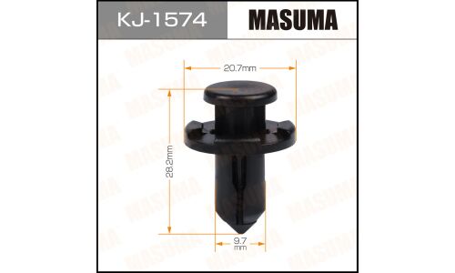 Клипса крепёжная бампера и подкрылок Masuma, для Subaru, арт. KJ-1574
