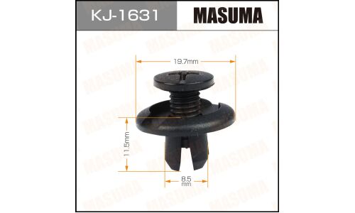 Клипса крепёжная бампера Masuma, для Mitsubishi, арт. KJ-1631