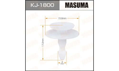 Клипса крепёжная дефлектора воздухозаборника салона Masuma, для Honda, арт. KJ-1800