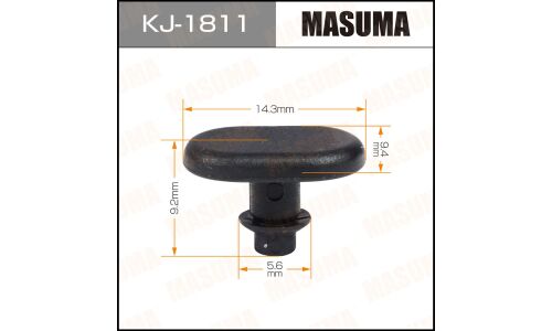 Клипса крепежная Masuma KJ-1811 (OEM 72311-ST0-003)