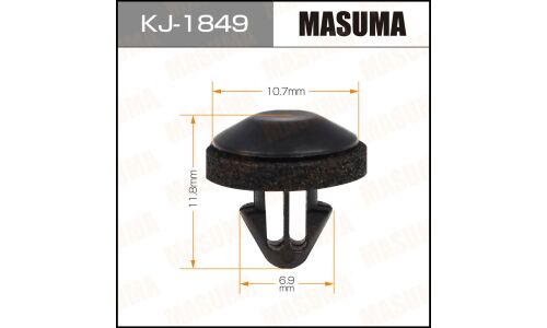 Клипса крепежная Masuma KJ-1849 (OEM 91514-SH3-013)
