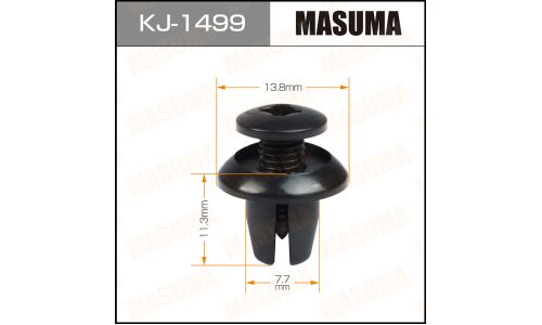 Клипса крепёжная бампера Masuma, для Nissan, арт. KJ-1499