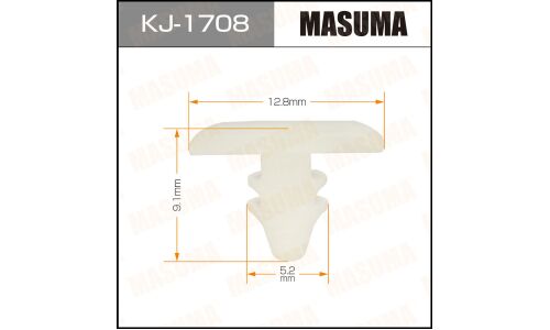 Клипса крепёжная уплотнителей дверей Masuma, для Mitsubishi, арт. KJ-1708