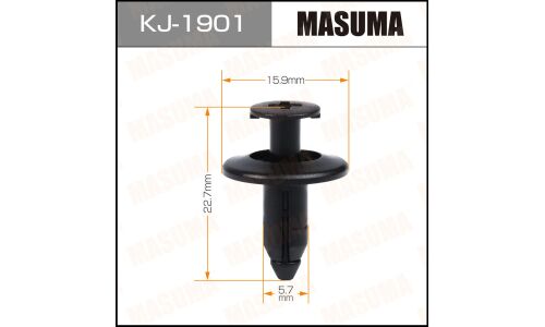 Клипса крепёжная брызговиков Masuma, для Subaru, арт. KJ-1901
