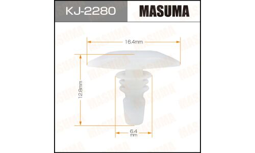 Клипса крепёжная деталей кузова Masuma, для Honda, арт. KJ-2280