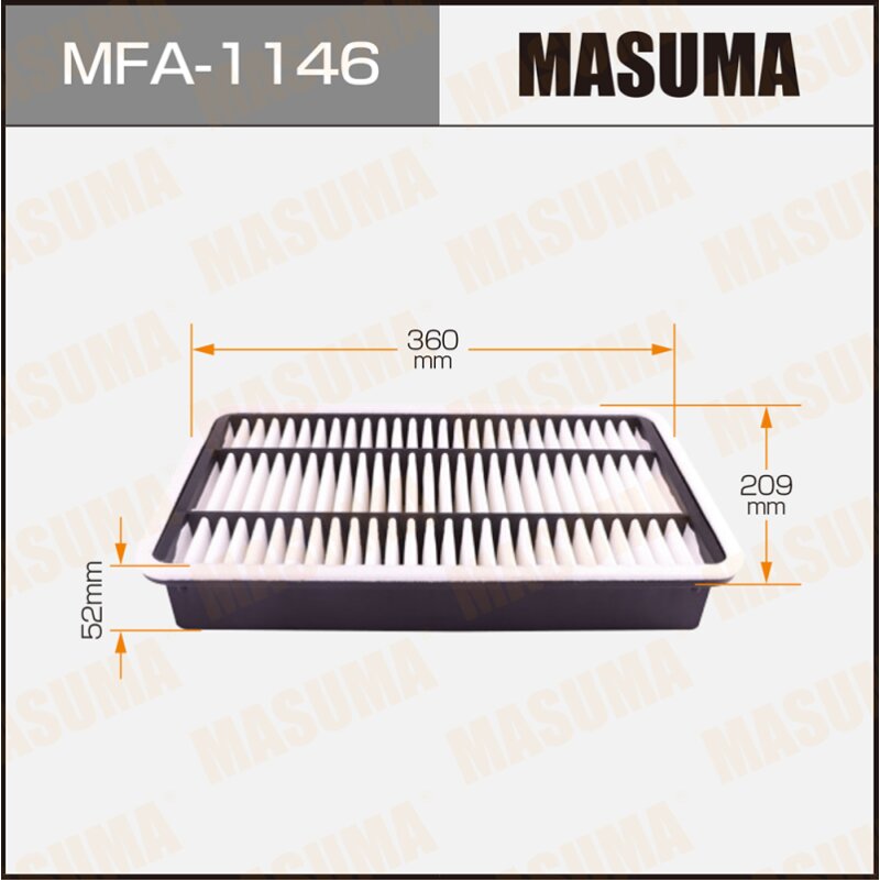 

Фильтр воздушный Masuma A-1023, арт. MFA-1146