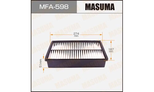 Фильтр воздушный Masuma A-475, арт. MFA-598