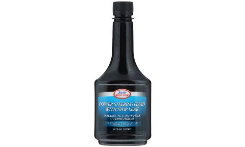 Жидкость для гидроусилителя руля AutoDoctor Power Steering Fluid With Stop Leak, с герметиком, бутылка 355мл, арт. AD-6812