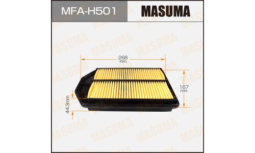 Фильтр воздушный Masuma A-895, арт. MFA-H501